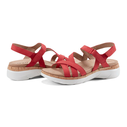 Rosie Open Toe Strappy Flat Casual Sandals - Earth Shoes Recommended