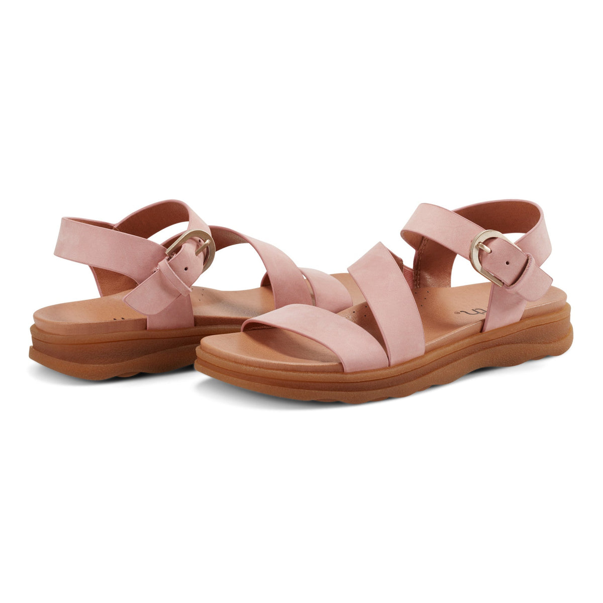 Lainey Casual Strappy Round Toe Flat Sandals - Earth Shoes Exclusive