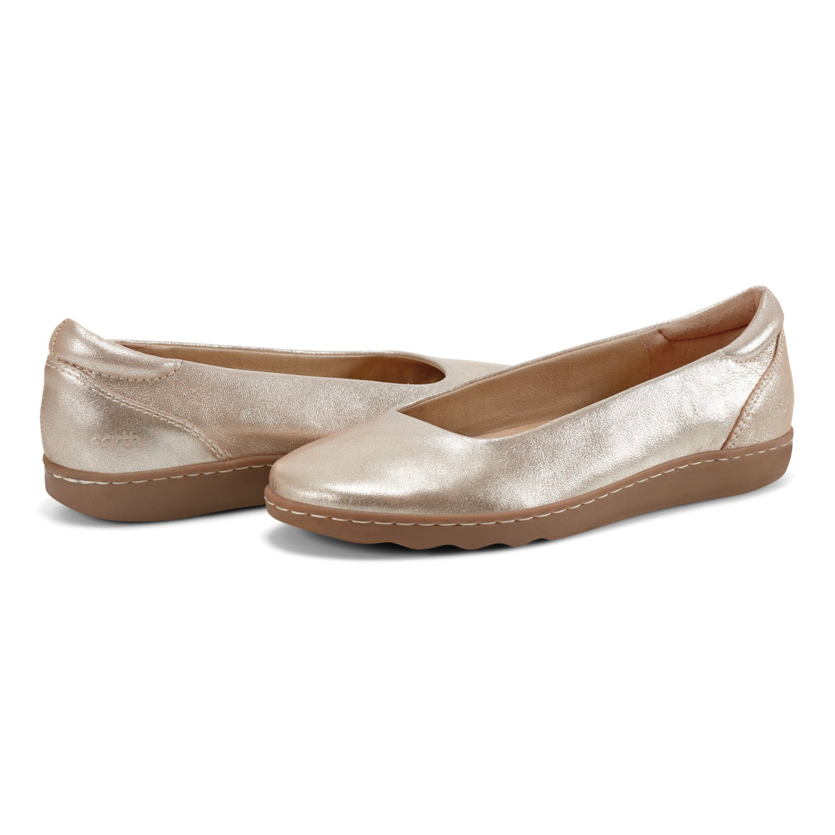 Landen Round Toe Casual Flats - Earth Shoes New