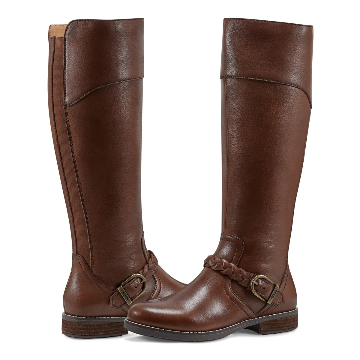 Mira Round Toe High Shaft Casual Boots - Earth Shoes Trending