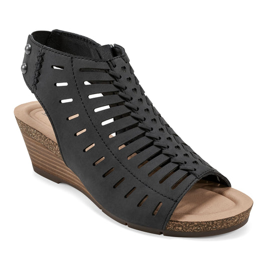 Hana Round Toe Laser Cut Dress Sandals - Earth Shoes New