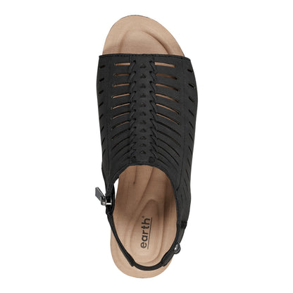 Hana Round Toe Laser Cut Dress Sandals - Earth Shoes New