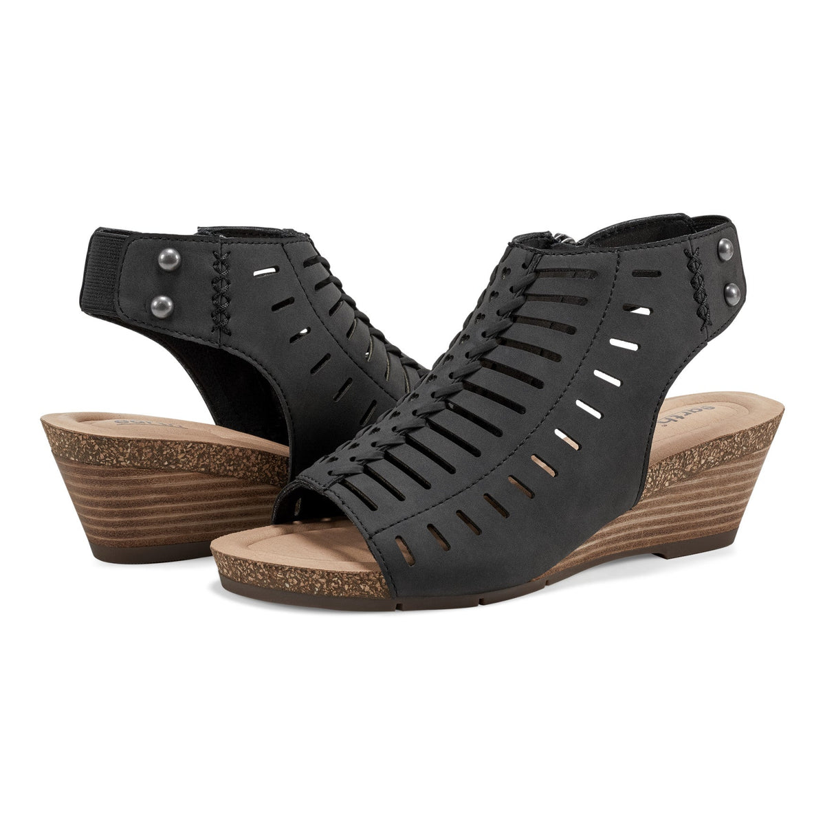 Hana Round Toe Laser Cut Dress Sandals - Earth Shoes New