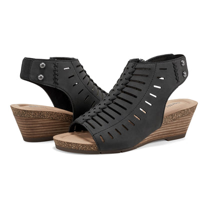 Hana Round Toe Laser Cut Dress Sandals - Earth Shoes New