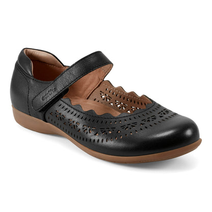 Brady Round Toe Adjustable Strap Casual Flats - Earth Shoes Popular