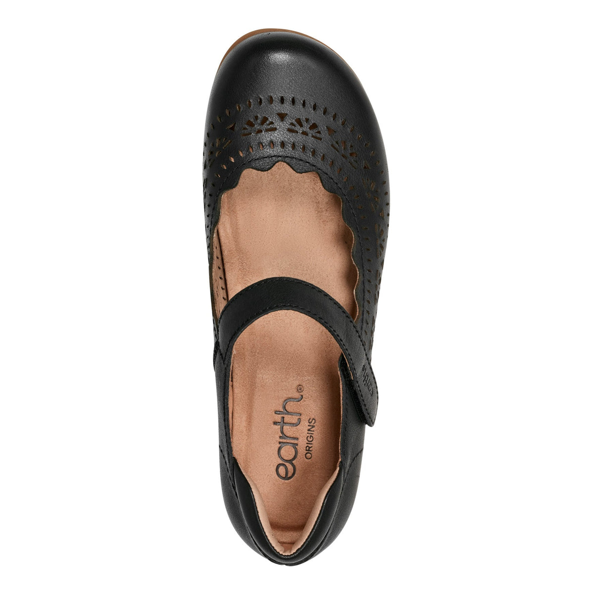 Brady Round Toe Adjustable Strap Casual Flats - Earth Shoes Popular