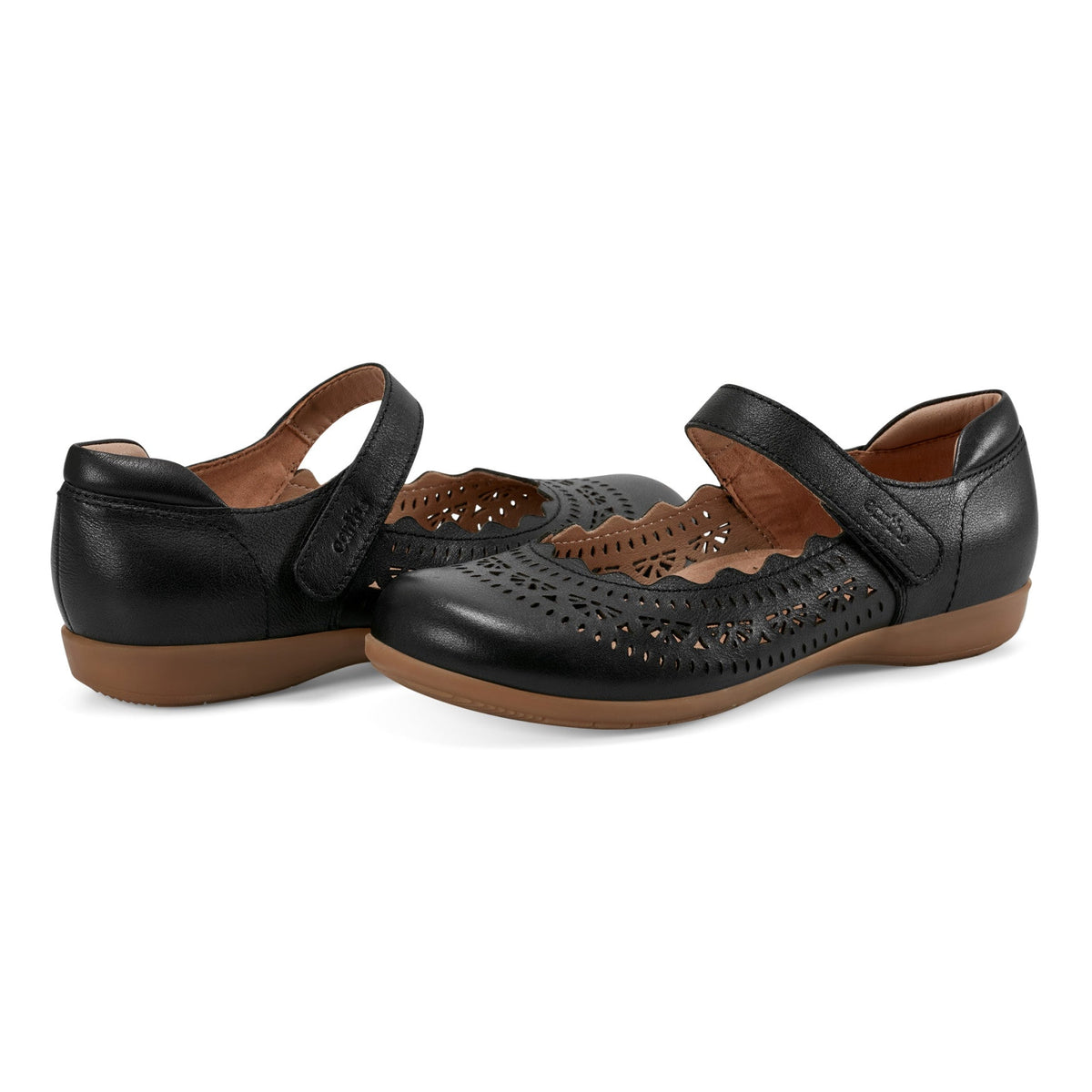 Brady Round Toe Adjustable Strap Casual Flats - Earth Shoes Popular