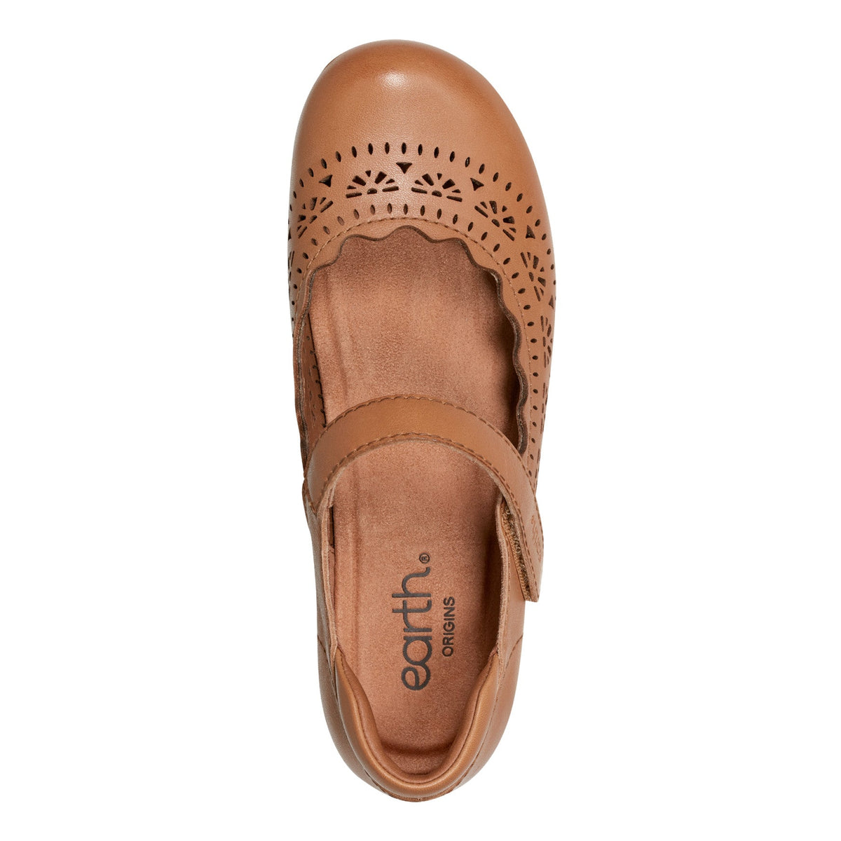 Brady Round Toe Adjustable Strap Casual Flats - Earth Shoes Exclusive
