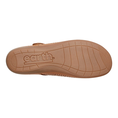 Brady Round Toe Adjustable Strap Casual Flats - Earth Shoes Exclusive