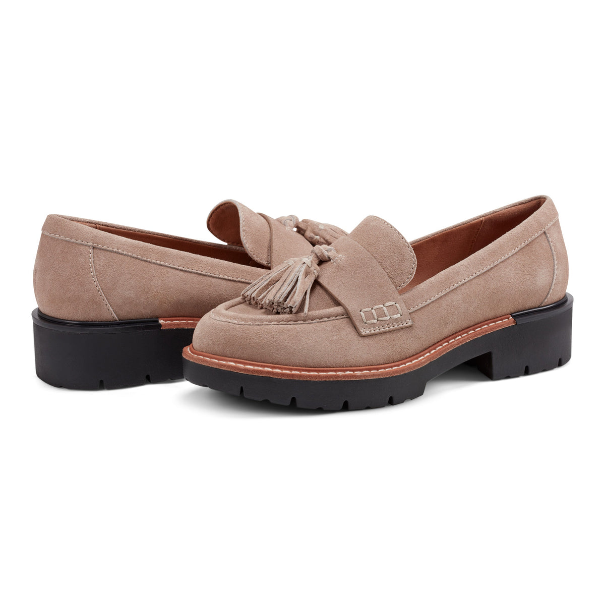 Zimm Round Toe Lug Sole Casual Slip-on Loafers - Earth Shoes Signature