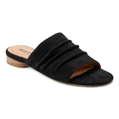 Talma Ruched Flat Slip-On Sandals - Earth Shoes Featured
