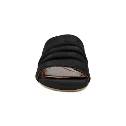Talma Ruched Flat Slip-On Sandals - Earth Shoes Featured