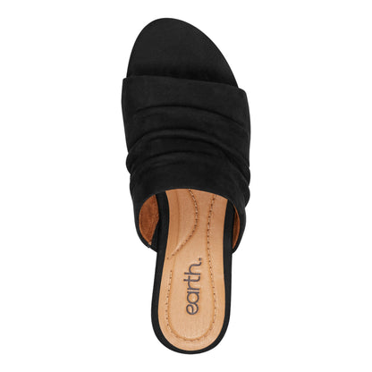 Talma Ruched Flat Slip-On Sandals - Earth Shoes Featured