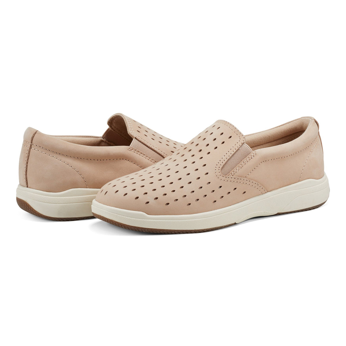Nel Laser Cut Round Toe Casual Slip-on Sneakers - Earth Shoes Exclusive