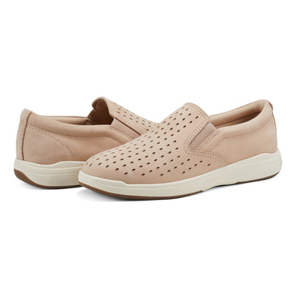 Nel Laser Cut Round Toe Casual Slip-on Sneakers - Earth Shoes Exclusive