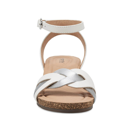Herly Woven Strappy Stacked Heel Dress Sandals - Earth Shoes Premium