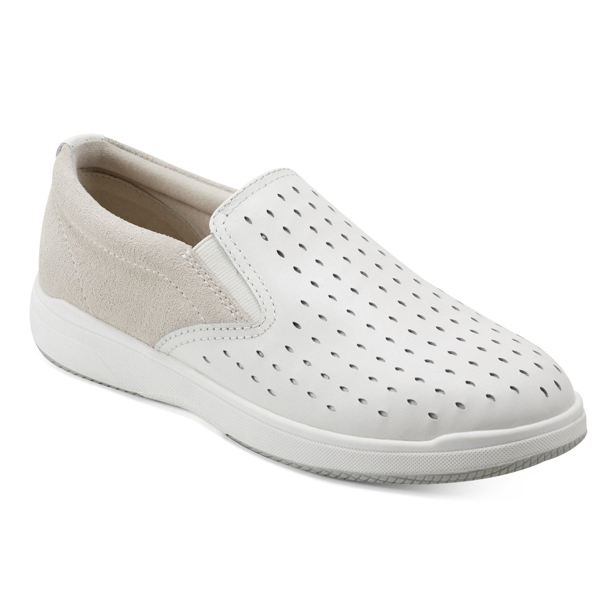 Nel Laser Cut Round Toe Casual Slip-on Sneakers - Earth Shoes New