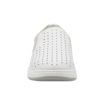 Nel Laser Cut Round Toe Casual Slip-on Sneakers - Earth Shoes New
