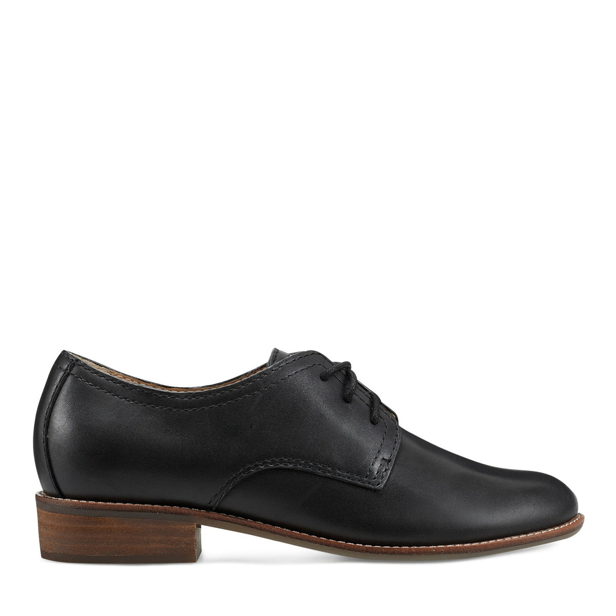 Eane Stacked Heel Casual Lace-Up Loafers - Earth Shoes Popular