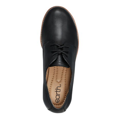 Eane Stacked Heel Casual Lace-Up Loafers - Earth Shoes Popular
