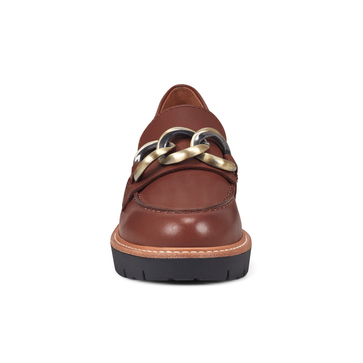Zalor Round Toe Lug Sole Casual Slip-on Loafers - Earth Shoes Recommended